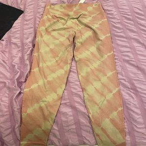 COPY - brand new seamless tie dye leggings from victoria secrets pink